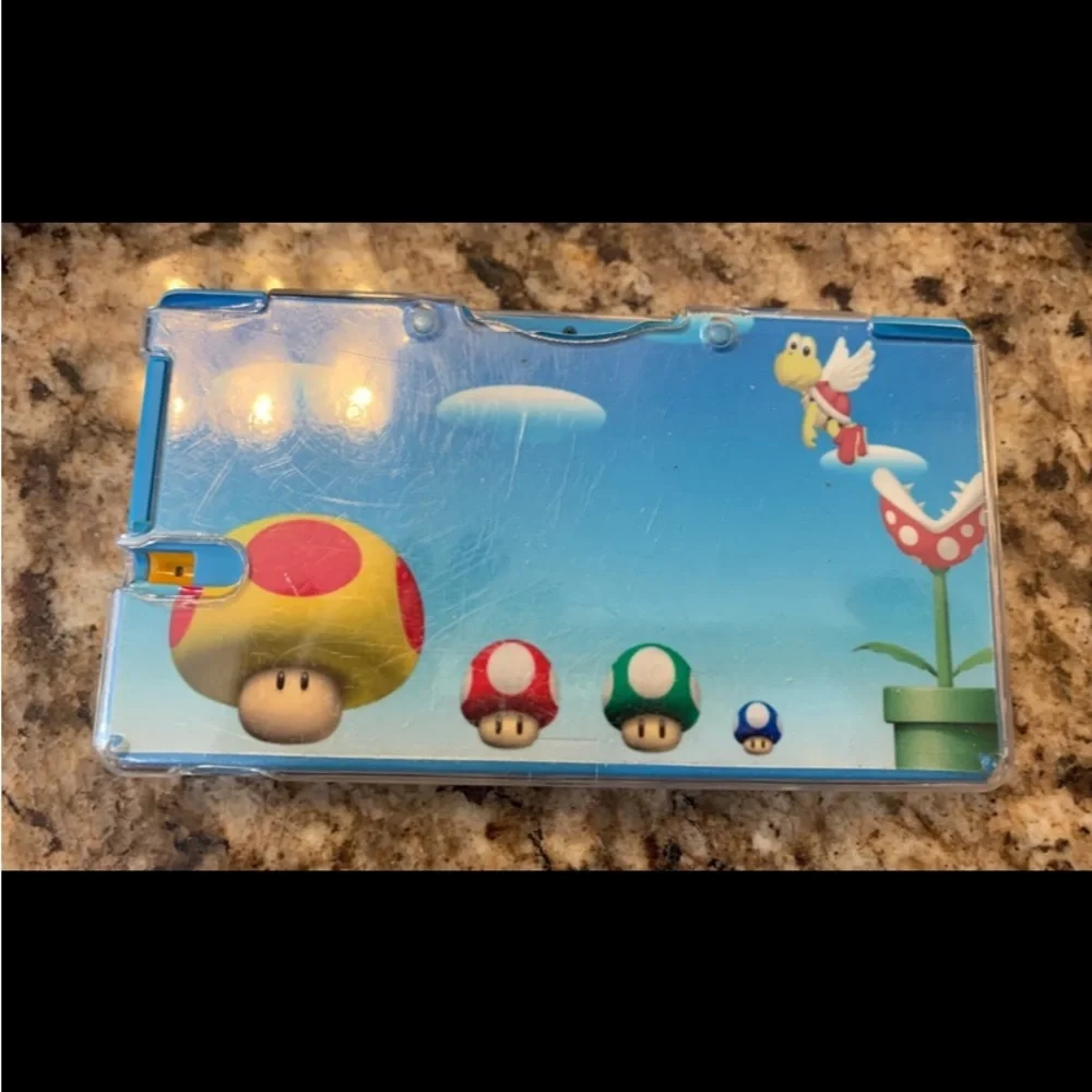 Super Mario Bros DS Console, Stylus Pen, Four (4) Games & Case